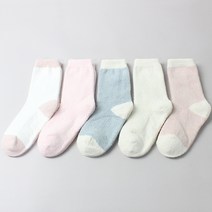 키즈퓨처 아동용 따뜻한 엠마 수면 양말 5종 세트