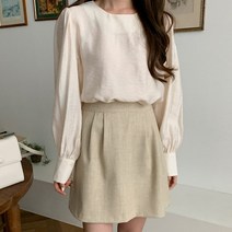 린다샵 블랜드 핀턱 미니 스커트 SK3485K11