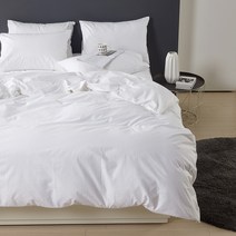 구스앤홈 도트 면 이불커버, 화이트