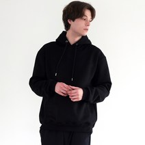 위니 남성용 세미 오버핏 무지 후드 티셔츠 WINI_00002