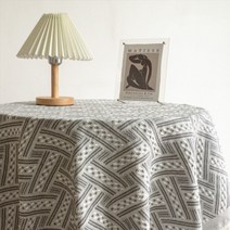 JCP 프렌치 무드 테이블 커버, S(90 x 90 cm), 그레이