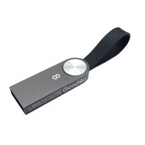 굿포유 초슬림사이즈 USB2.0 메모리 메탈그레이 EG50, 8GB