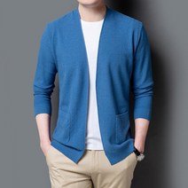 민성컴퍼니 남성용 컬러 니트 가디건