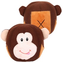네이처펫 노즈워크 킁킁볼 동물시리즈 20cm, 원숭이, 2개