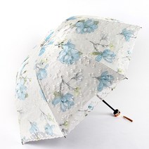 루이비홈 유럽식 레이스 자수 3단 양산