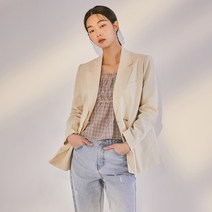 미쏘 여성용 테일러드 오버핏 반더블 자켓