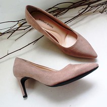 르본디 수제 스웨이드 스틸레토 힐 7cm