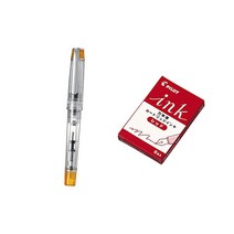 파이롯트 프레라 이로아이 만년필 + 카트리지 5p 세트, F, TO(만년필), 레드(카트리지)