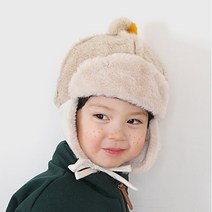베이비블리 아동용 털무스탕 방한모