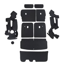 메이튼 뉴 트렁크매트 풀커버 세트, 블랙, 현대 쏘렌토 MQ4 7인승