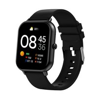 라플루 웨어러블 블루투스 통화 스마트워치 RS-05, 블랙, 4.6cm