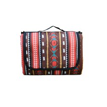 와이홈 휴대용 양면 방수 에스닉 텐트 캠핑 피크닉 매트 돗자리, 브라운