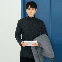 머시따 남성용 데일리 아이템 반폴라 티셔츠