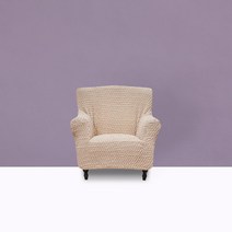 소파스킨스 발렌시아 소파커버 1인용, 라이트베이지