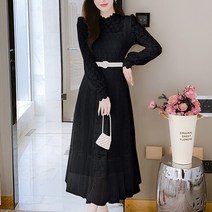 포플러앤씨 로벨라 진주벨트 원피스