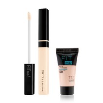 메이블린 핏미 컨실러 7ml + 미니 파운데이션 5ml 세트, 05 아이보리(컨실러), 랜덤발송(파운데이션), 1세트