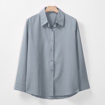 레몬소울 여성용 리콧 루즈 카라 셔츠