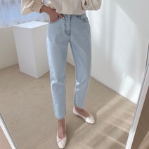 슈가펀 여성용 베키 보이핏 데님 팬츠