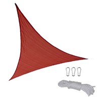 그늘막 차광막 옥상 방수 썬쉐이드 야외 천막 3 x 3 x 3 m, 삼각 와인, 1개