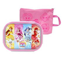 르번 알쏭달쏭 캐치티니핑 식판가방도시락세트, 혼합색상, 스텐식판 + 식판파우치