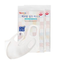 예꼬맘 실크 마스크 화이트 L, 1개입, 2개