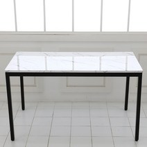 더조아 마블 4인용 식탁테이블 30각 1200 x 600, 화이트