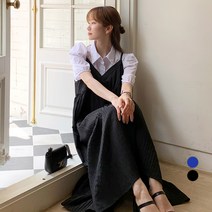 바블링브룩 여성용 뷔스티에 캉캉 롱 슬립 원피스