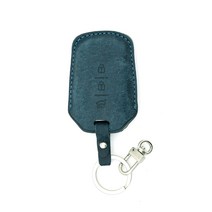 차모아 가죽 스마트키케이스 렉스턴W 코란도C 코란도스포츠, 딥네이비+니켈사틴, MW104
