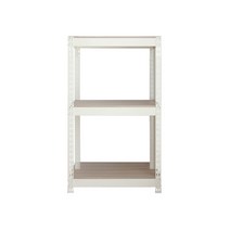 피피랙 무볼트 무소음 조립식 앵글선반 3단 500 x 300 x 900 mm 6R02WW0503093, 백색