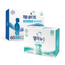 바이엘 남여 임신준비 멀티비타민 엘레뉴 1단계 96g + 메네비트 60g 세트, 1세트