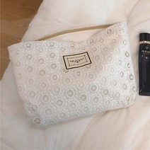 퓨어 드레스 자수 파우치