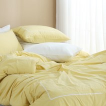 지베딩 오블리쥬 오가닉 고밀도 순면 이불베개세트