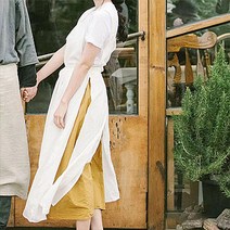요를레이 코튼 앞치마, 화이트, 1개