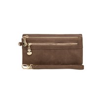 매끈 보들 롱스트랩 골드 지퍼 클러치 장지갑