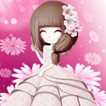 픽스아트 어린이 보석십자수, 꼬마숙녀B, 1개