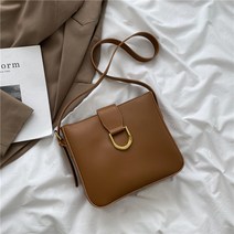 소리달 여성용 라티 사각 버클 디자인 크로스백