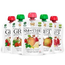 알렉스앤필 시원하게 쑥 세트 5p, 1세트, 사과 + 시나몬 혼합맛, 딸기 + 바닐라 혼합맛, 복숭아 + 바닐라 혼합맛