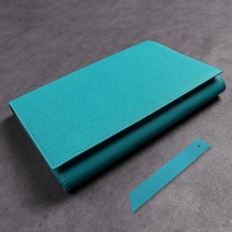 아바 사피아노 오픈형 북커버 L, 1개, 콜드 블루(북커버), 랜덤발송(북마크)