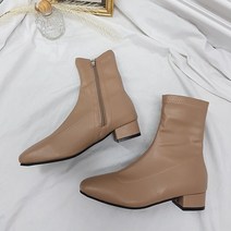 코나블루 여성용 절개 스판 앵클 부츠 3.5cm DT3055