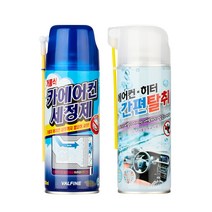 벨파인 거품식 카에어컨 세정제 300ml + 에어컨 히터 간편탈취제 300ml 세트, 1세트