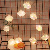 바이에스컴퍼니 LED 구름 줄조명 20구, 혼합색상