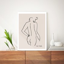 오홀리브 액자테이블 중 72 x 48 x 27 cm 기본다리, 앙리마티스 K