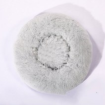 고양이 두꺼운 원형 쿠션, 16 흑염색