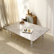 LPM 1200 x 800 오브제 라운드 5단 높이조절 접이식테이블 툰드라그레이