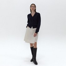 38컴온커먼 여성용 21AU V NECK LINE RIBBED CARDIGAN