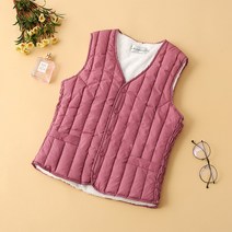 HEALINGCARE 방한 누빔 할머니 조끼