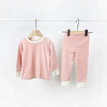 아동용 배색 모달 홈웨어 상하의 세트