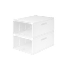 리템 시스템 신발장, 화이트, 2개