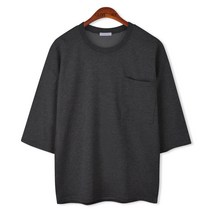 가이스토리 남성용 오버핏 마커 박스 7부 티셔츠