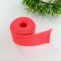 면 웨이빙 끈 폭 32mm x 두께 1.4mm x 450cm, 핫핑크, 1개